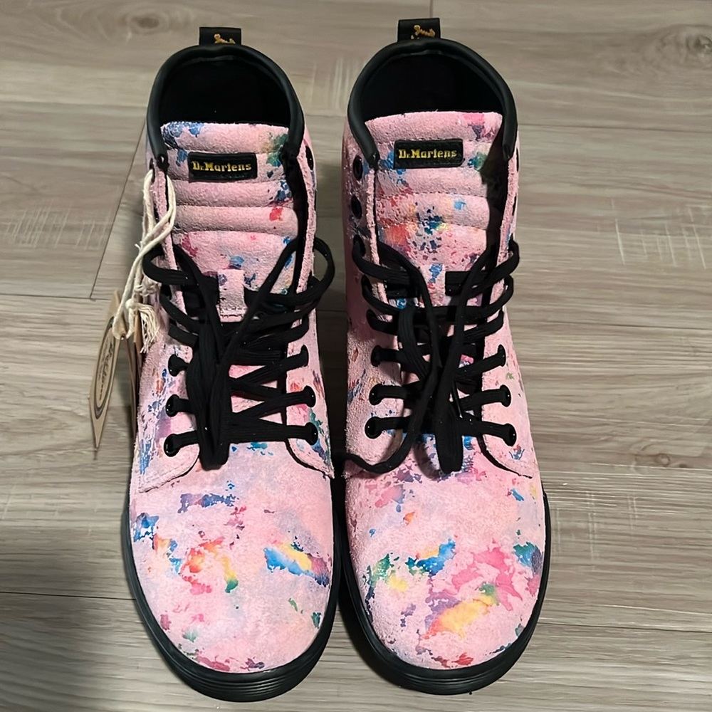 Pink rainbow burst Dr. Martens - Picture 2 of 8